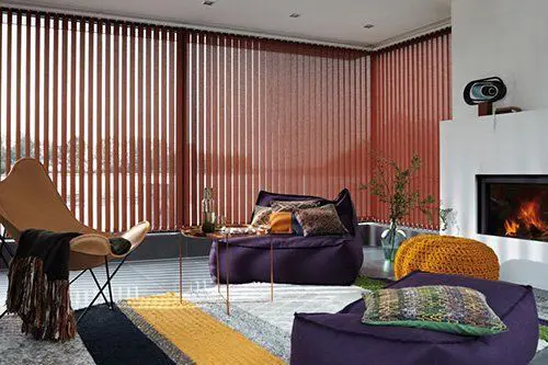 cortinas lamas verticales para salon verticales blancas